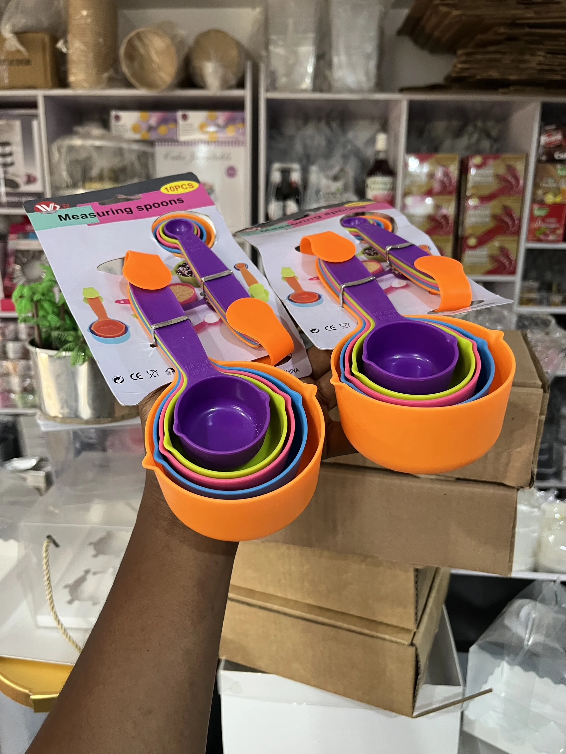 Measuring cup colourful