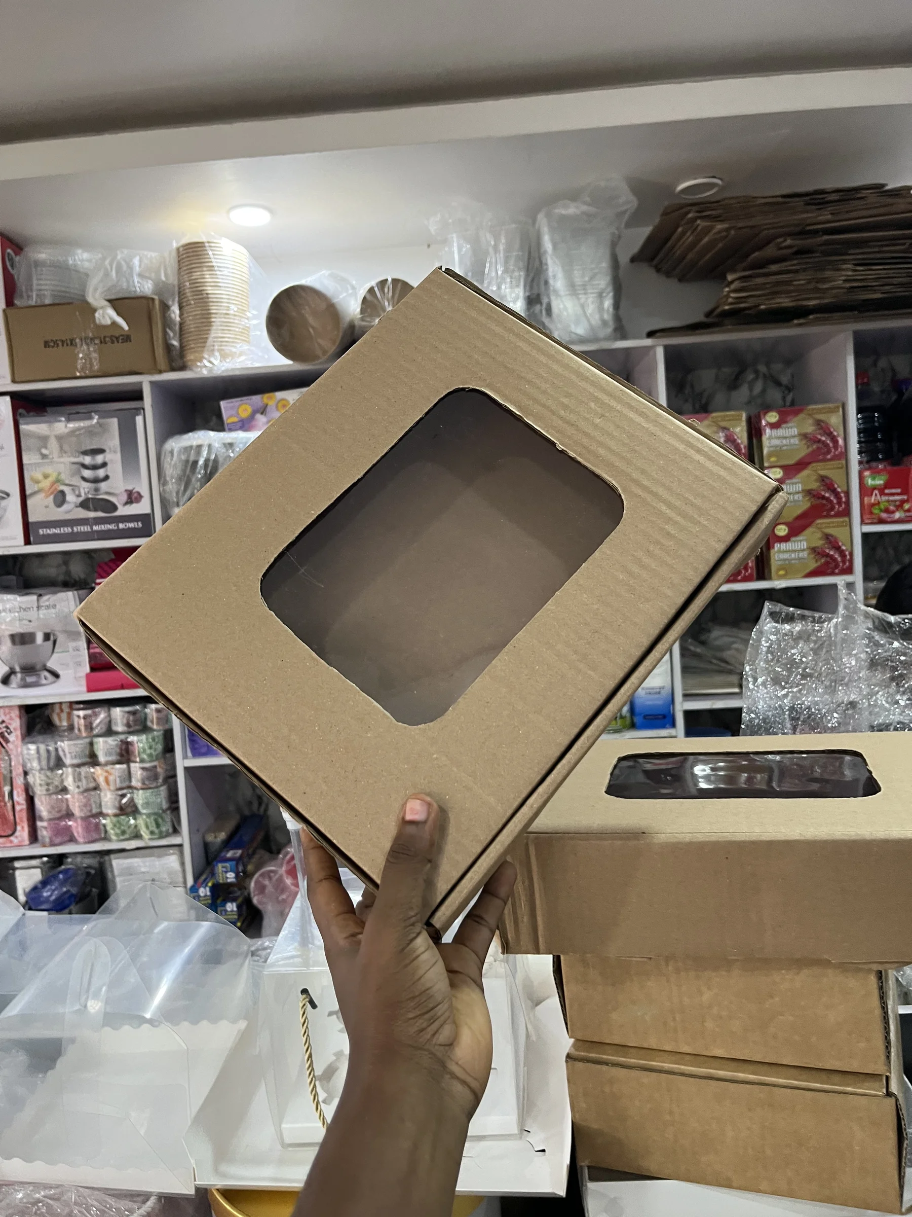 Brown food box size 12